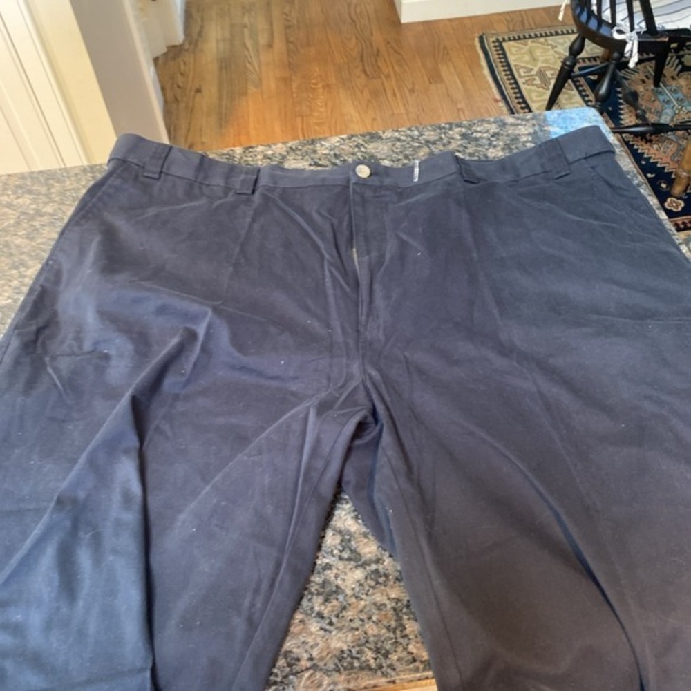 Harbor Bay‎ Men's Pants 54R Blue Flat Front New Tag Msrp 55.00           3623